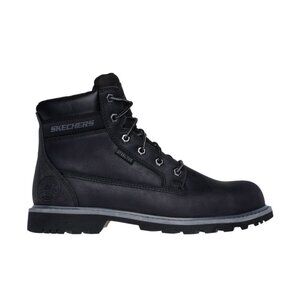 Skechers Men's Longrider Leather Work Boot 200372/BLK